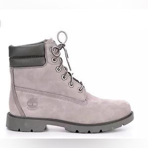 Timberland Boots Women's Linden Woods Waterproof Ortholite size 6 gray leather